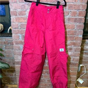 Jordan Flight Nylon Cargo Track Pants | Red | Size XS